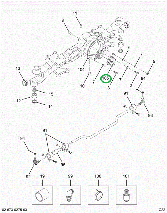 2520927C91 Yoke