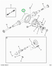 2520938C91 Axle Housing
