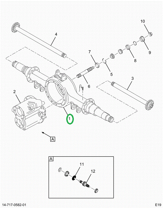 2520977C91 Axle Housing