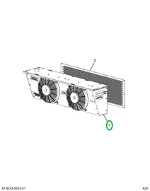 2521005C91 Condenser Assembly, 2 Fan, Noi