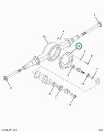 2521065C91 Head Assy 19060s 5.57