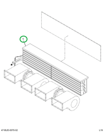 2521099C91 Install Kit, Fm55 Evaporator,
