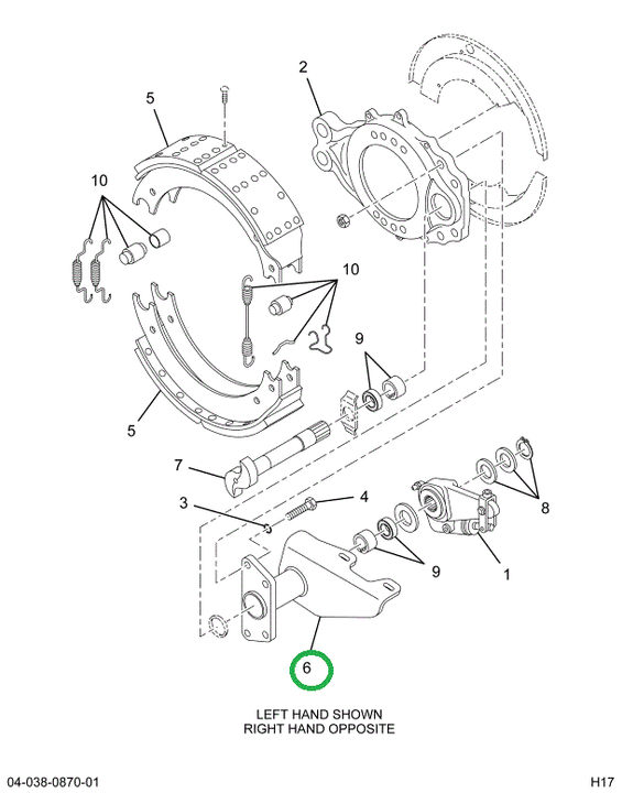 2521109C1 Bracket, Brake Chamber