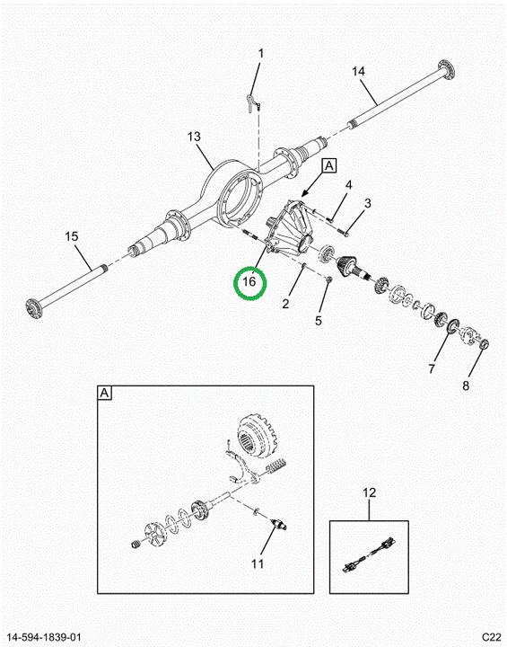 2521121C91 Head Assembly S23-172d 5.57