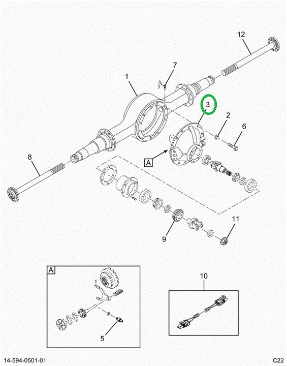 2521144C91 Head Assembly 21060d 557