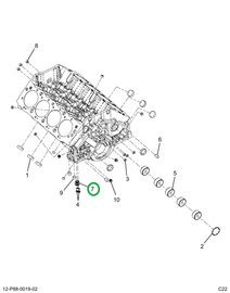 2521182C91 Adater, Oil Filter