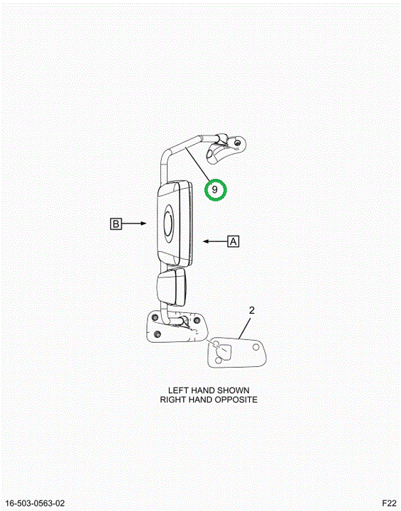 2521281C91 BRACKET ASSEMBLY, RH, SS, RMT,