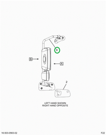 2521294C91 BRACKET ASSEMBLY, RH, BLACK, B
