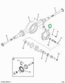 2521318C91 Head 19060s 717