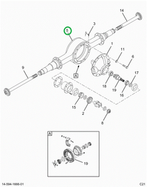 2521319C91 Axle Housing