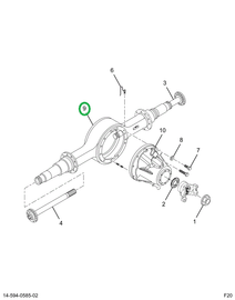 2521321C91 Axle Housing