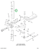 2521343C91 BEAM,KING PIN KIT