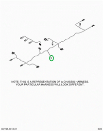 2521359C91 HARNESS, LT ISX REAR CHASSIS,