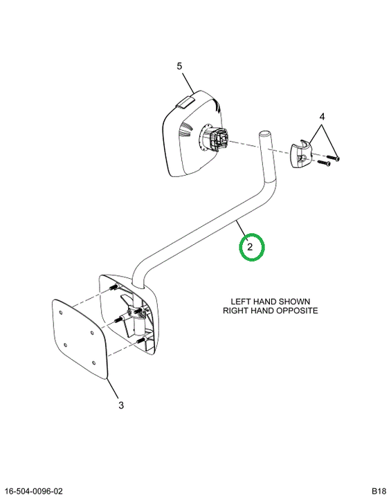 2521373C1 Bracket Assembly, Rh, Hood, Ss