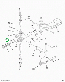 2521379C91 Lh Steering Knuckle