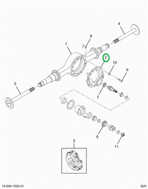 2521588C91 Head Assy 19060s 6.50 Dana