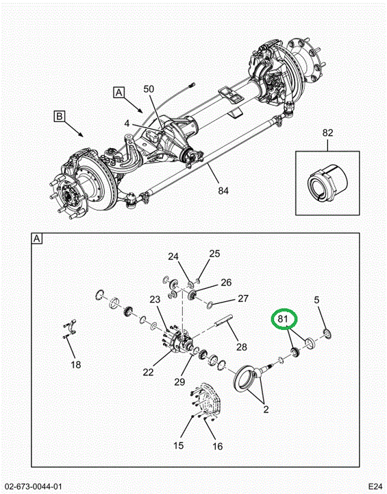 2521630C91 KNUCKLE,CUP & CONE COMBO