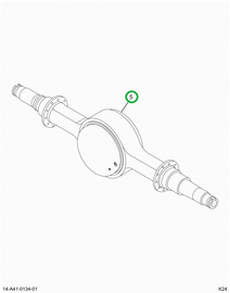 2521842C91 Axle Housing Dana