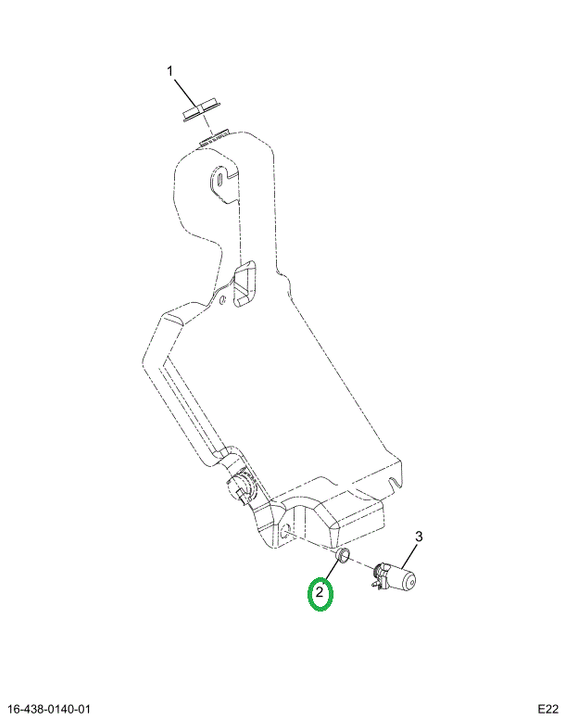 2521863C1 GROMMET, WINDSHIELD WASHER PUM