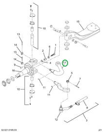 2521868C91 ARM,LH STEERING ARM