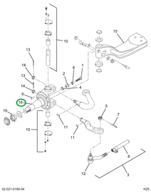 2521869C91 KNUCKLE,LH STEERING KNUCKLE