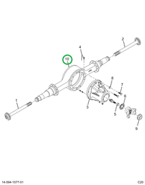2521889C91 Axle Housing