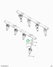2521934C1 Washer, Injector, Large