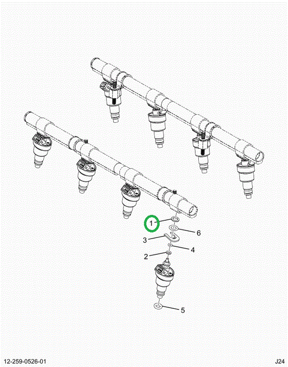 2521934C1 Washer, Injector, Large