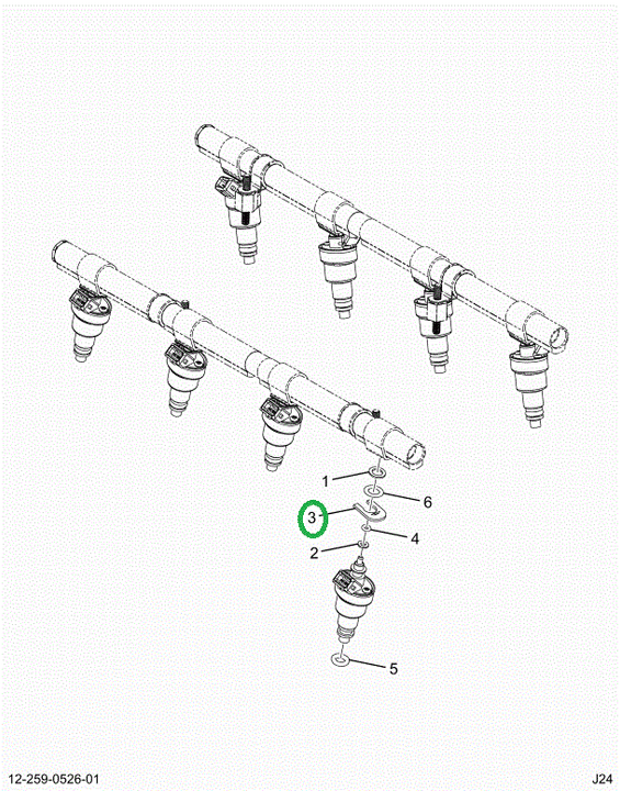 2521935C1 Clip, Injector, Snap