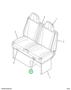 2521992C1 CUSHION, UPHOLSTERED, SEAT BOT