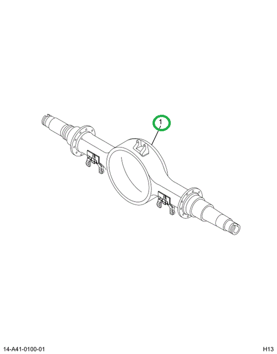 2522063C91 Axle Housing