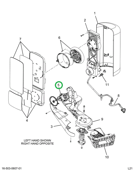 2522120C1 MOTOR,ACTUATOR, KIT, LOWER MIR