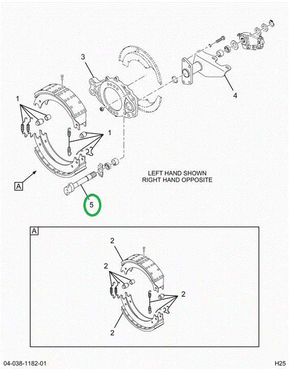 2522161C1 Camshaft ,sh28t Ccw 15.375