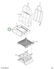 2522212C1 Upholstery, Seat Bottom, Charc