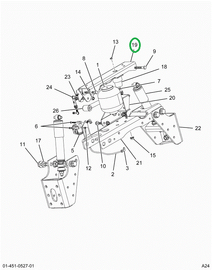 2522388C1 Bracket, Cab Mounting
