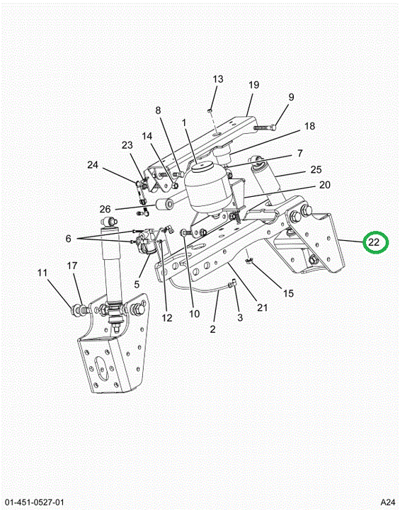 2522390C1 Bracket, Frame Mounting