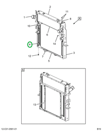 2522412C91 MODULE,RADIATOR, LEFT HAND SID