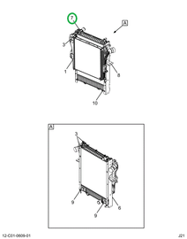 2522453C91 MODULE,RADIATOR ASSEMBLY WITH