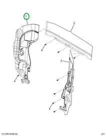 2522467C91 MODULE,PASSENGER SIDE RECIRCUL