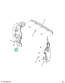 2522474C91 MODULE,PASSENGER SIDE RECIRCUL