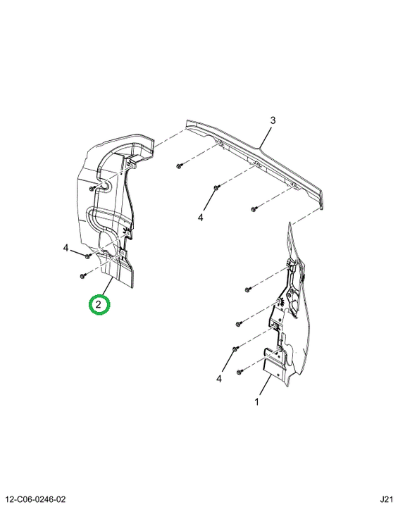 2522474C91 MODULE,PASSENGER SIDE RECIRCUL