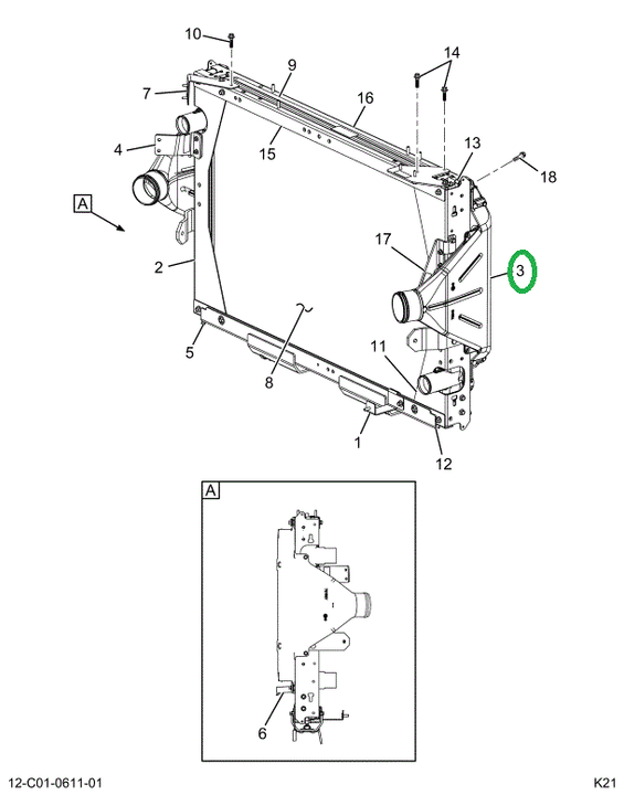 2522477C91 MODULE,CHARGE AIR COOLER(CAC)