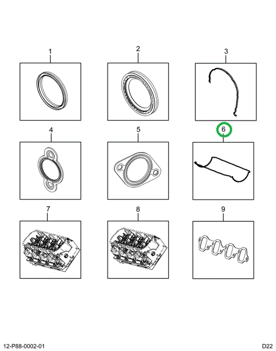 2522495C91 GASKET, OIL PAN