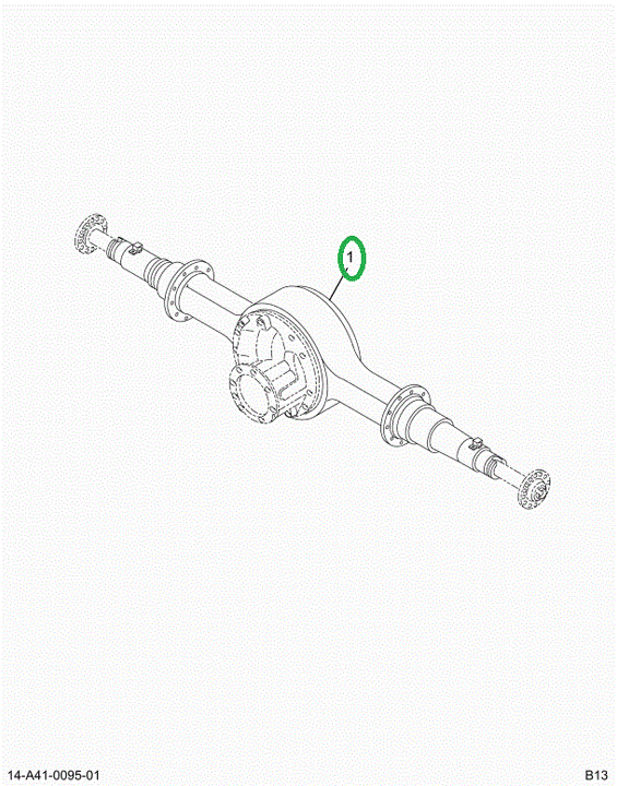 2522797C91 Service Axle Housing Meritor