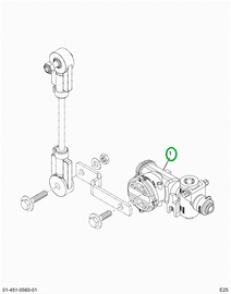 2522804C92 Air Leveling Valve, Rear Suspe