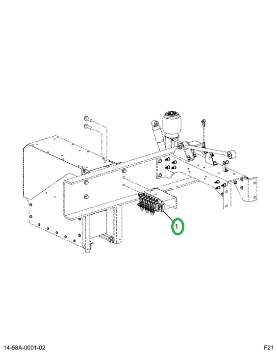 2522806C91 CONTROL,SERVICE VALVE, 1 LIFT