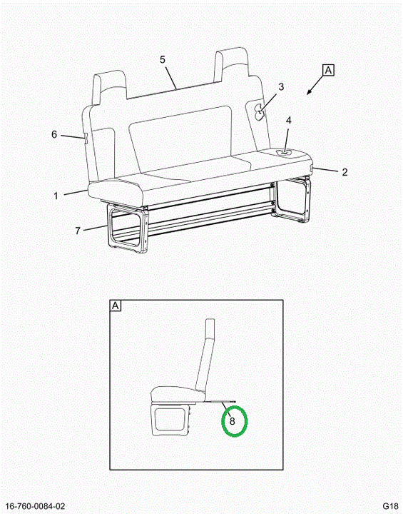 2522840C1 Sensor, Occupant