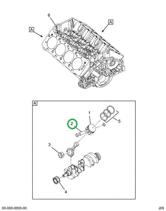 2522919C91 Pin, Piston