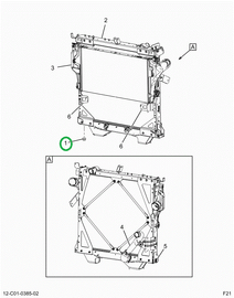 2522945C91 RADIATOR,KIT, ISOLATOR