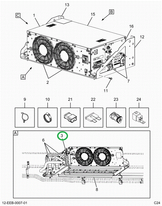 2522967C91 RESRVOIR,SURGE TANK ASSEMBLY W